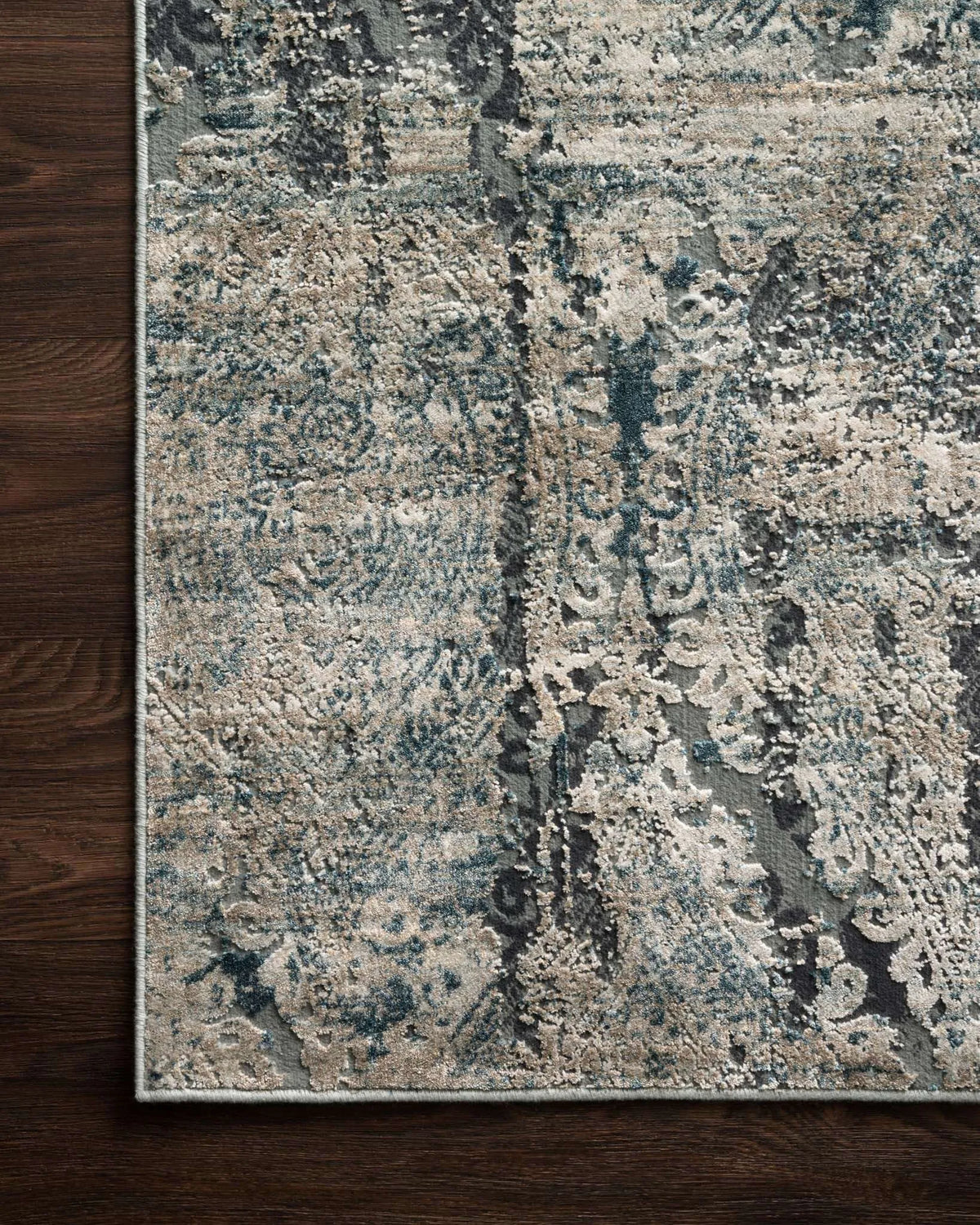 Cascade CAS 01 Taupe / Blue Rug - Rug & Home