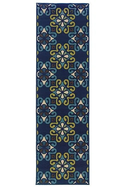 Caspian 3331L Blue/ Green Rug - Rug & Home