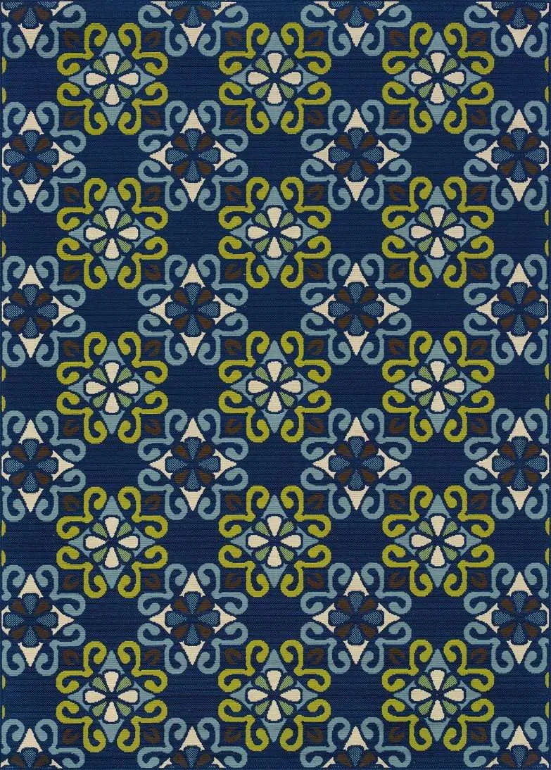 Caspian 3331L Blue/ Green Rug - Rug & Home