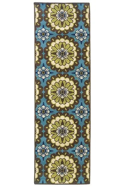 Caspian 8328L Blue/ Brown Rug - Rug & Home