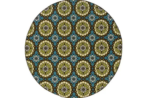 Caspian 8328L Blue/ Brown Rug - Rug & Home