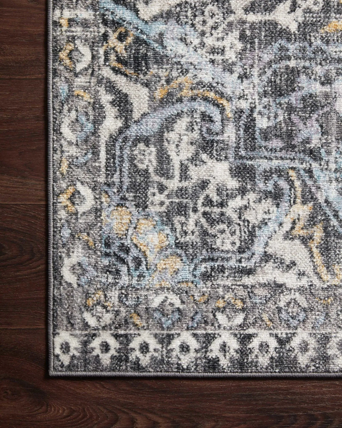 Cassandra Csn-02 Charcoal/Gold Rug - Rug & Home