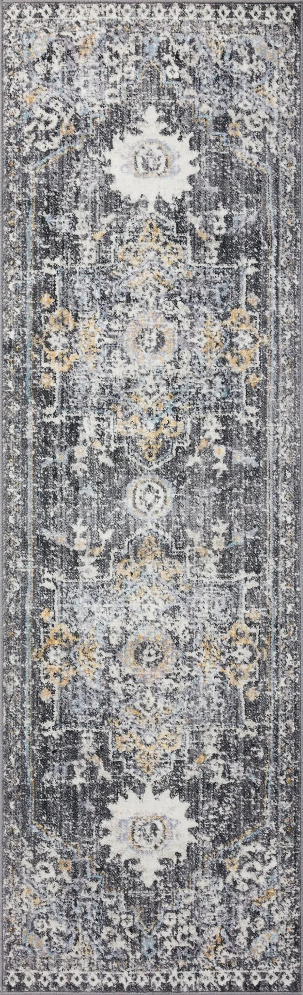 Cassandra Csn-02 Charcoal/Gold Rug - Rug & Home