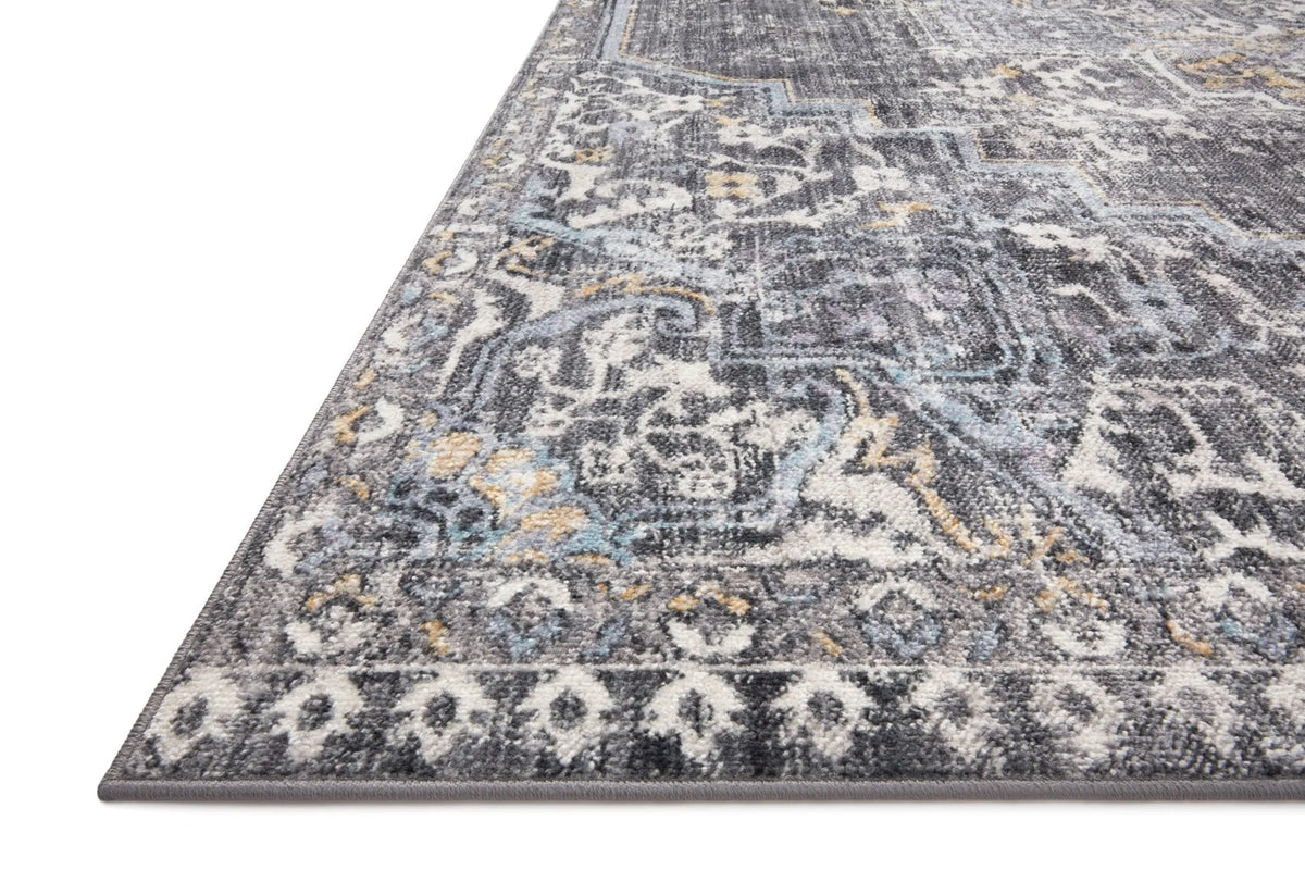 Cassandra Csn-02 Charcoal/Gold Rug - Rug & Home