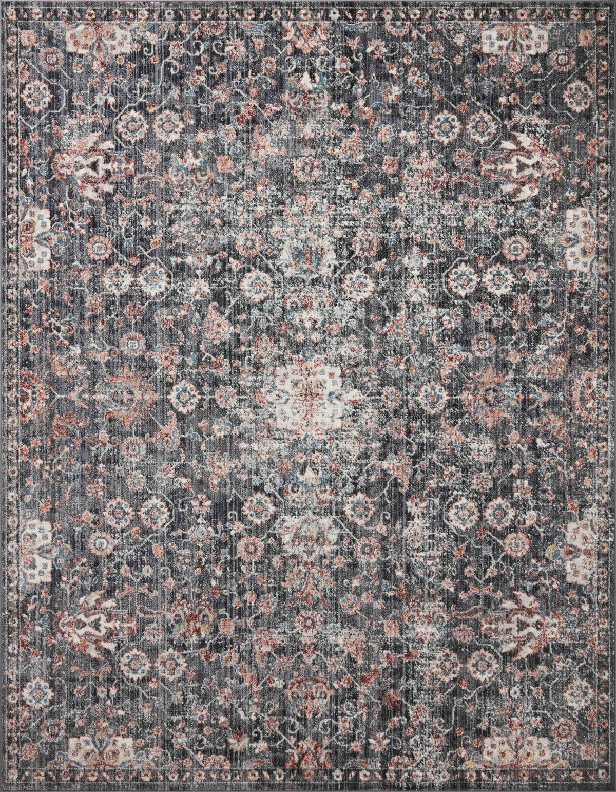 Cassandra Csn-03 Charcoal/Rust Rug - Rug & Home