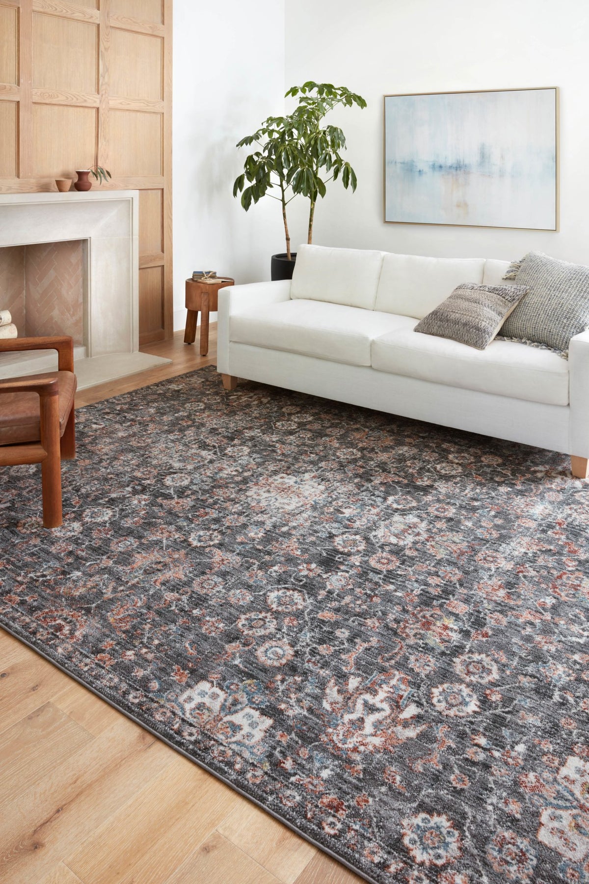 Cassandra Csn-03 Charcoal/Rust Rug - Rug & Home