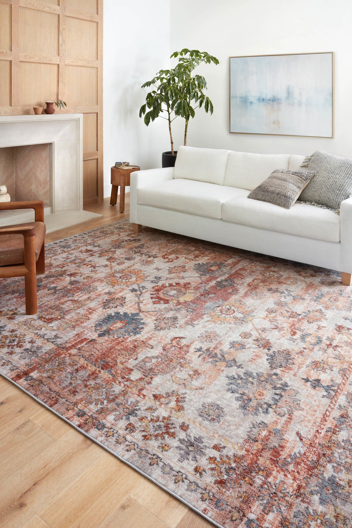 Cassandra Csn-06 Rust/Multi Rug - Rug & Home