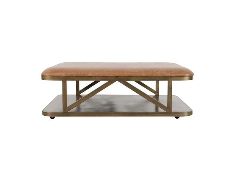 Catalina 53" Coffee Table Chestnut/Cocoa - Rug & Home