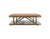 Catalina 53" Coffee Table Chestnut/Cocoa - Rug & Home
