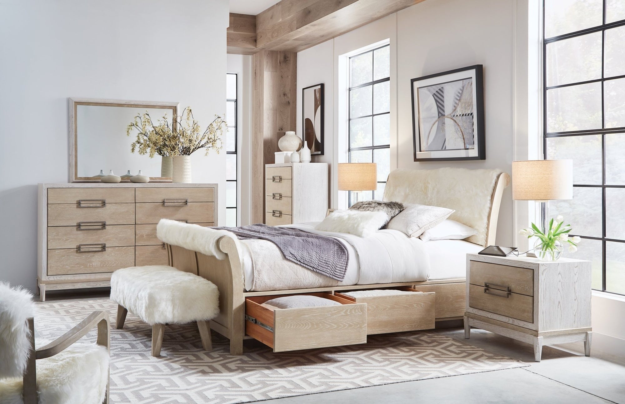 Catalina Sheepskin Bed - Rug & Home