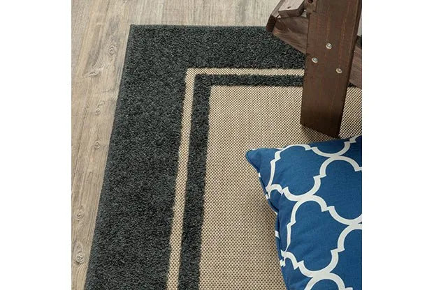 Cayman 5594K Sand/ Charcoal Rug - Rug & Home