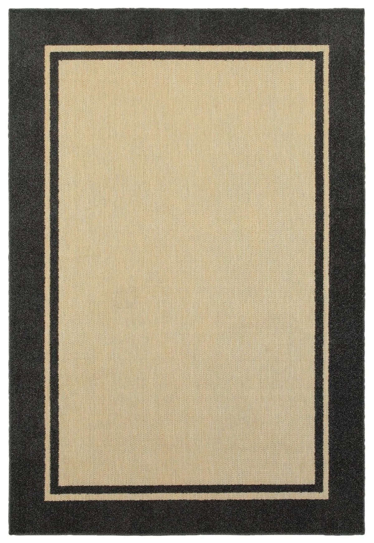 Cayman 5594k Sand/ Charcoal Rug - Rug & Home