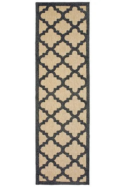 Cayman 660N Sand/ Charcoal Rug - Rug & Home