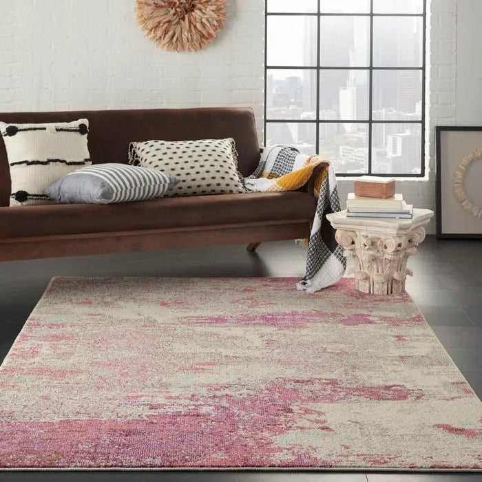 Celestial CES02 Ivory/Pink Rug - Rug & Home