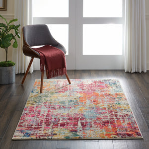 Celestial CES13 Pink/Multicolor Rug - Rug & Home