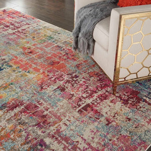 Celestial CES13 Pink/Multicolor Rug - Rug & Home