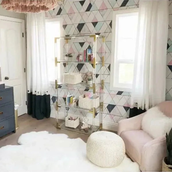 Celtic 08125BNG Bone/Gold Pouf