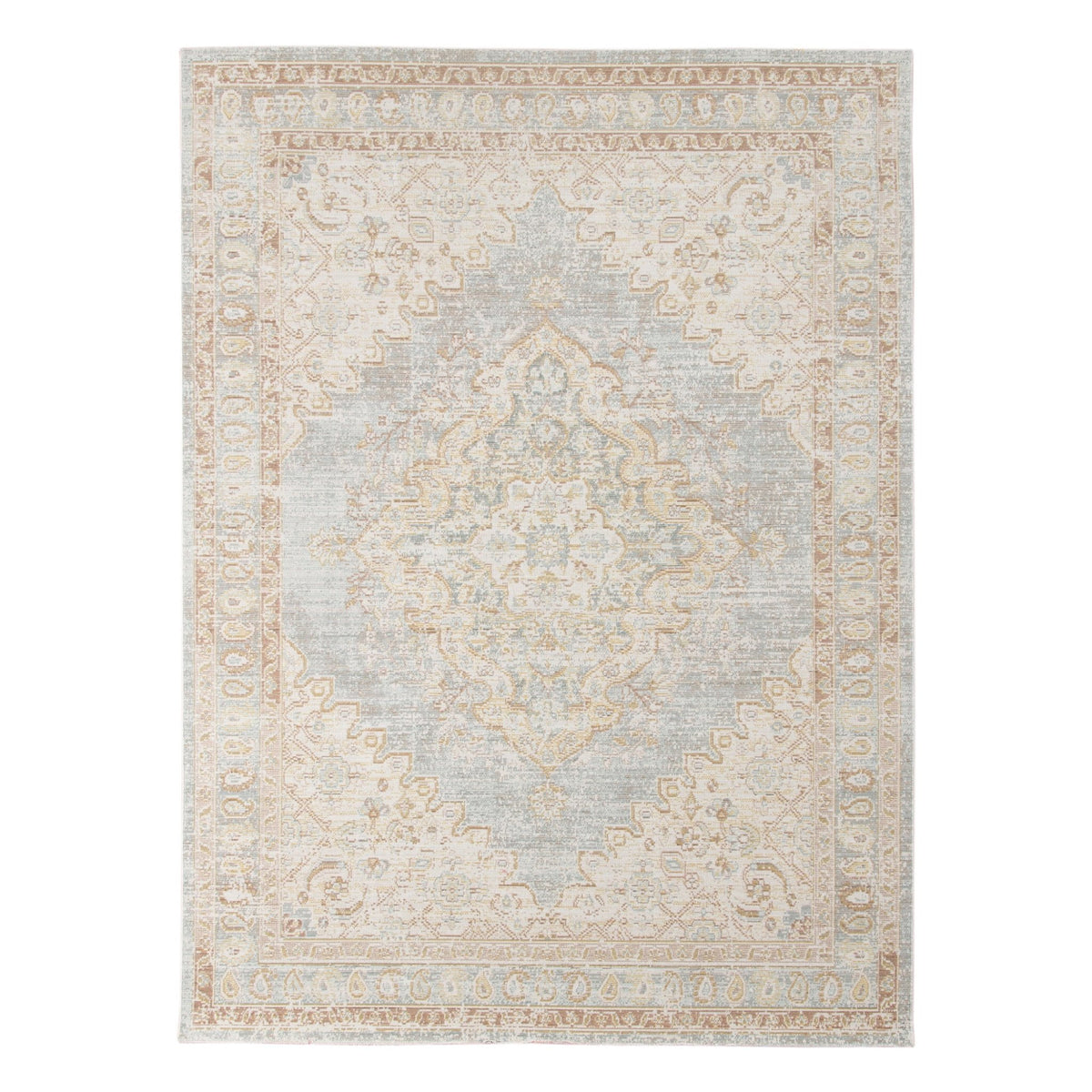 Century CEN-11 Grey/Blue Rug - Rug & Home