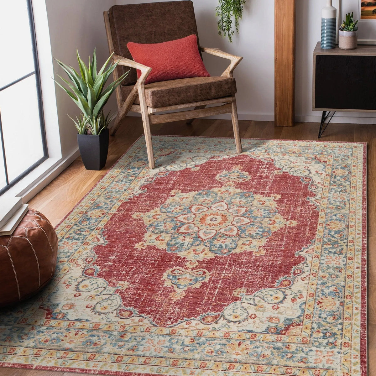 Century CEN-20 Red Rug - Rug & Home