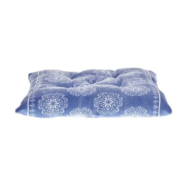 Chair Cushion Lr05242 Twilight Blue/Ivory Pillow - Rug & Home