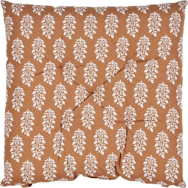 Chair Cushion Lr05277 Raw Sienna/Ivory Pillow - Rug & Home