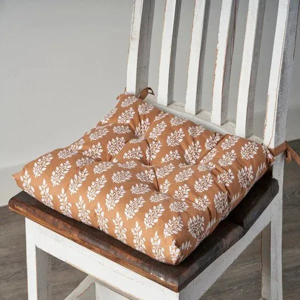 Chair Cushion Lr05277 Raw Sienna/Ivory Pillow