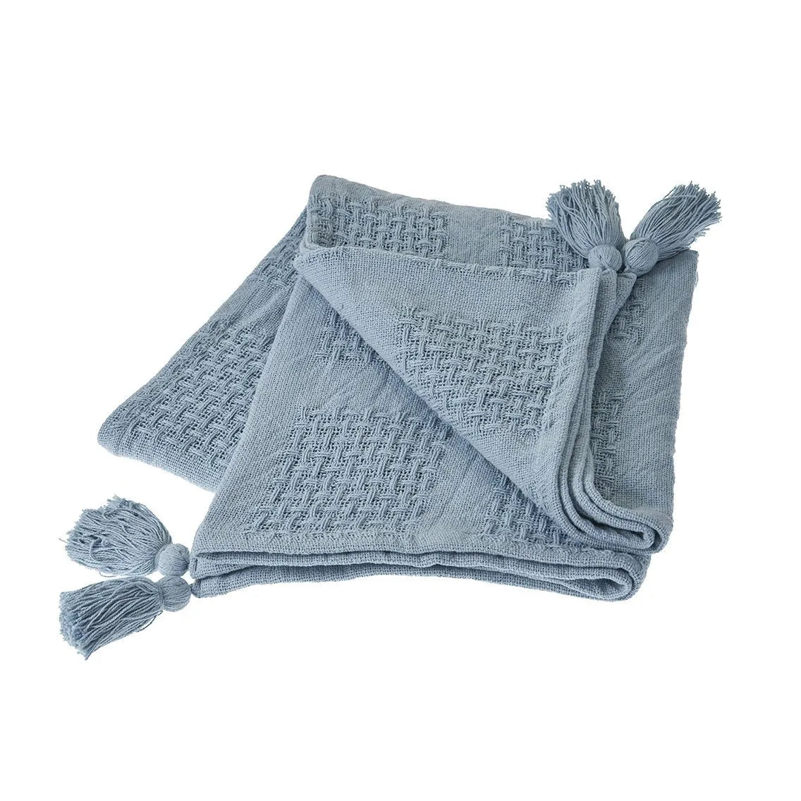 Charming Light Blue LR80160 Throw Blanket - Rug & Home