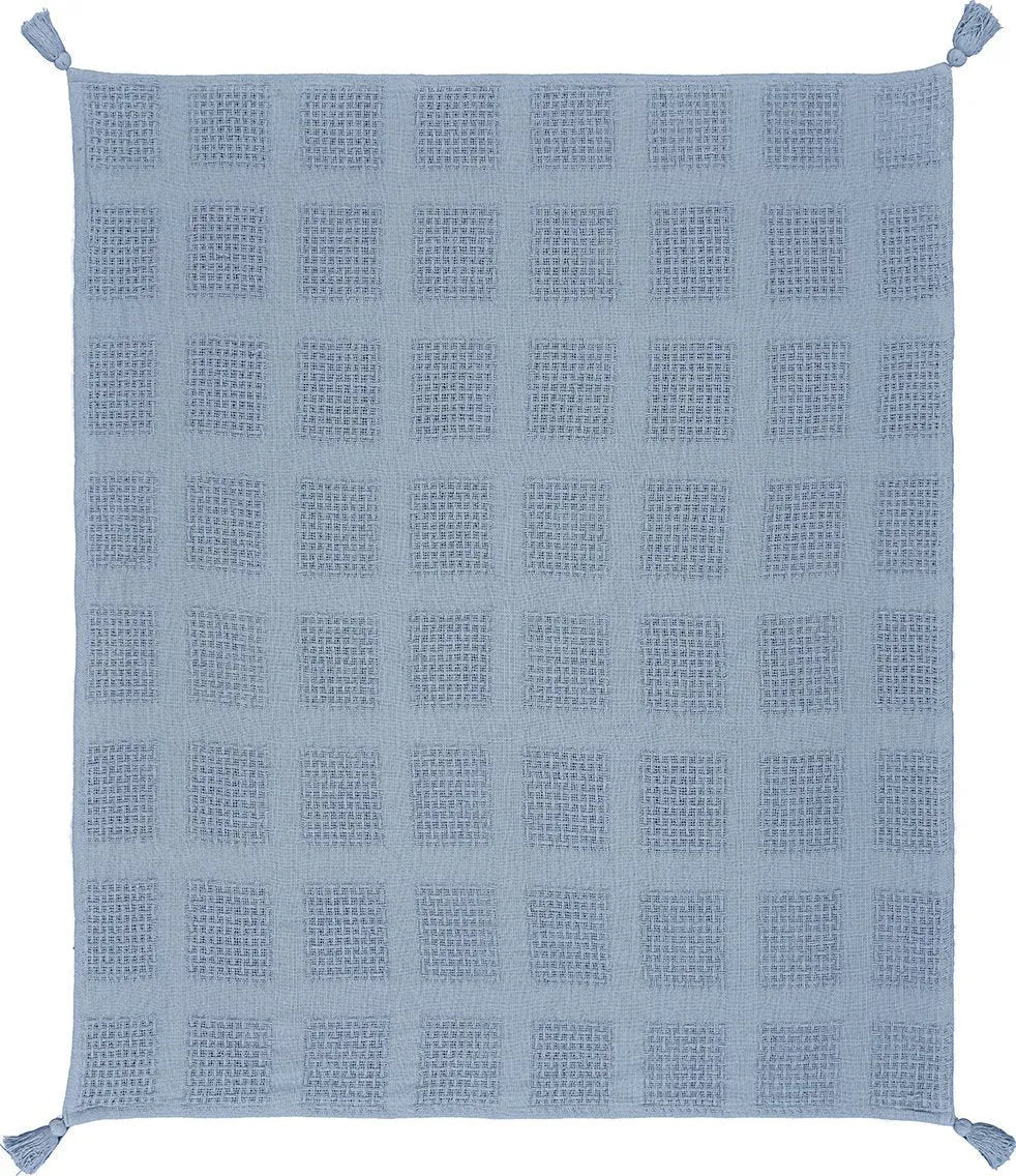 Charming Light Blue LR80160 Throw Blanket - Rug & Home