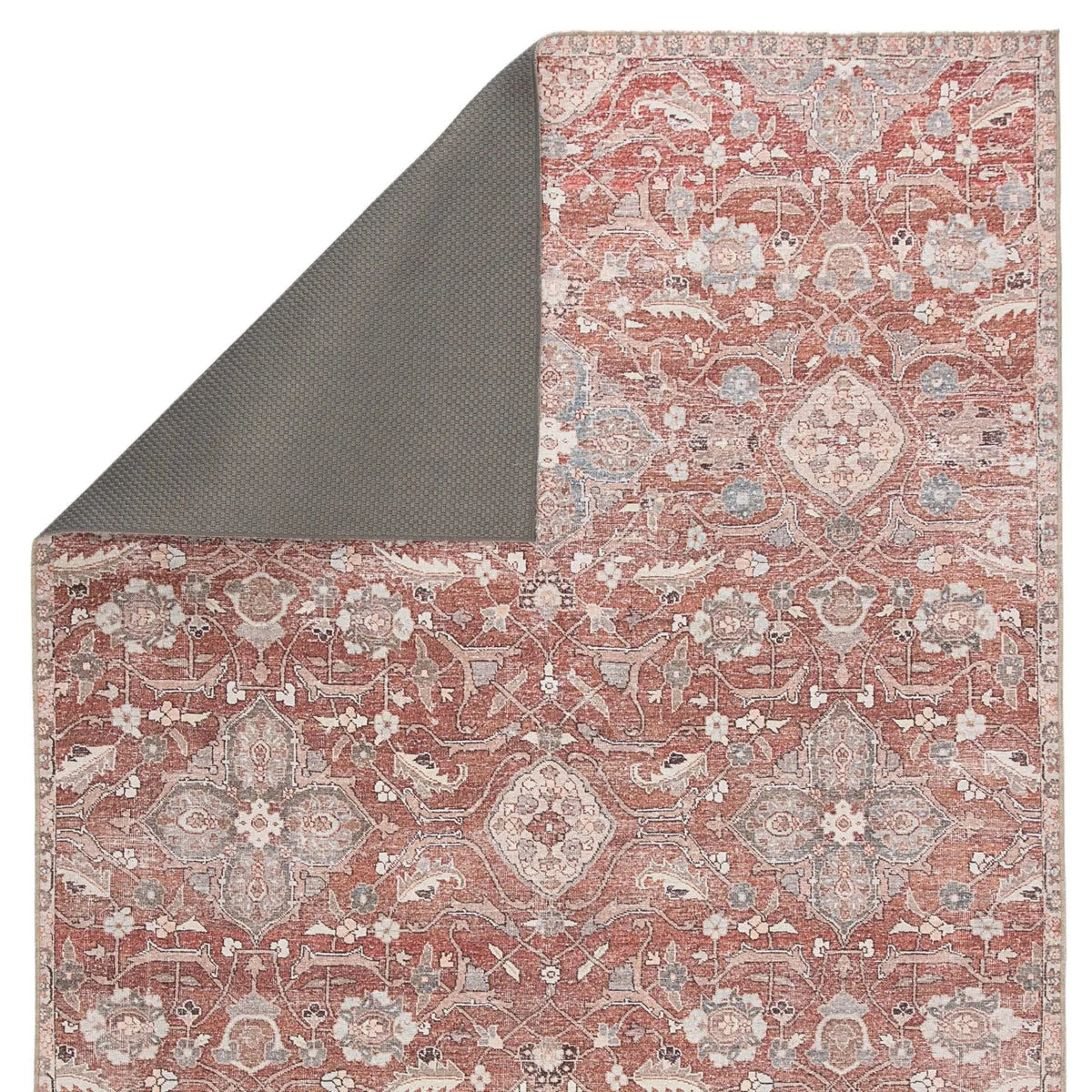 Chateau Cht02 Aden Red/Gray Rug