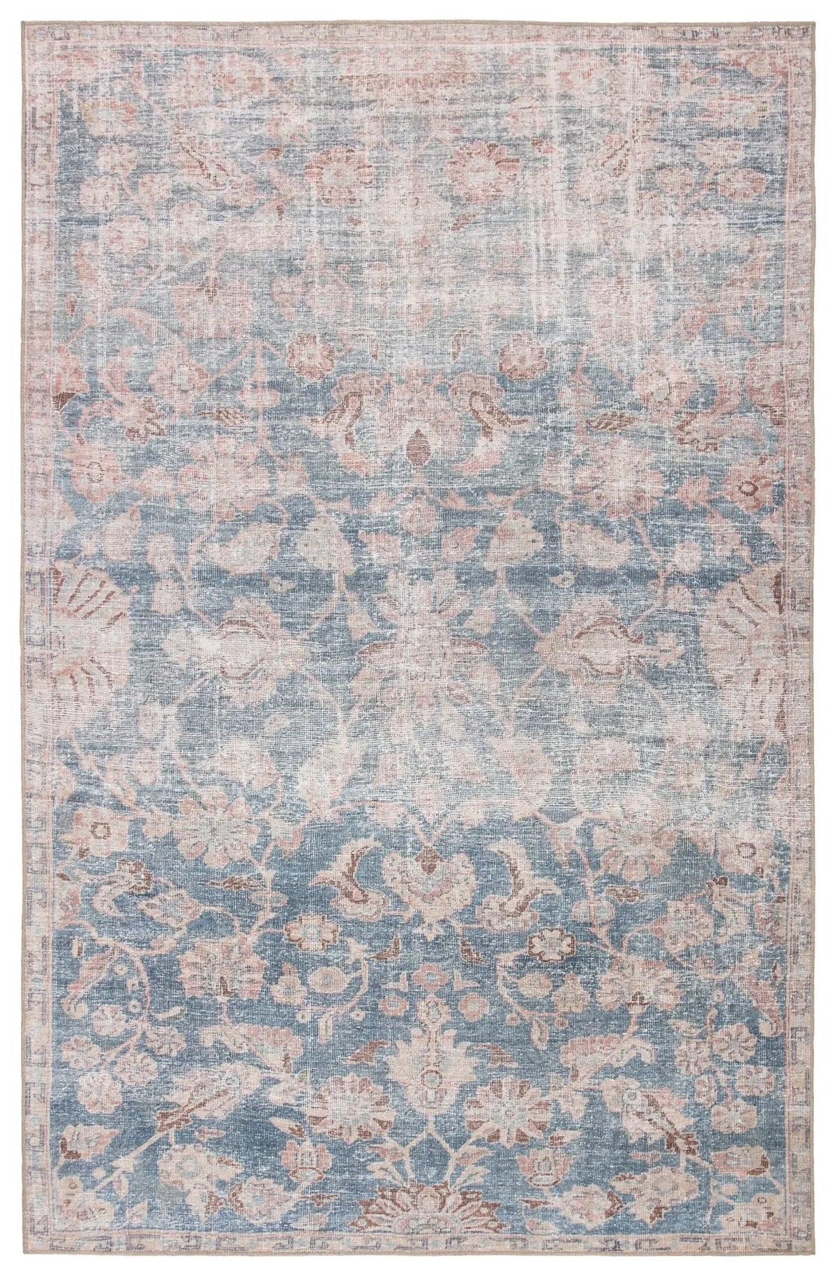 Chateau Cht07 Bardia Blue/Light Pink Rug