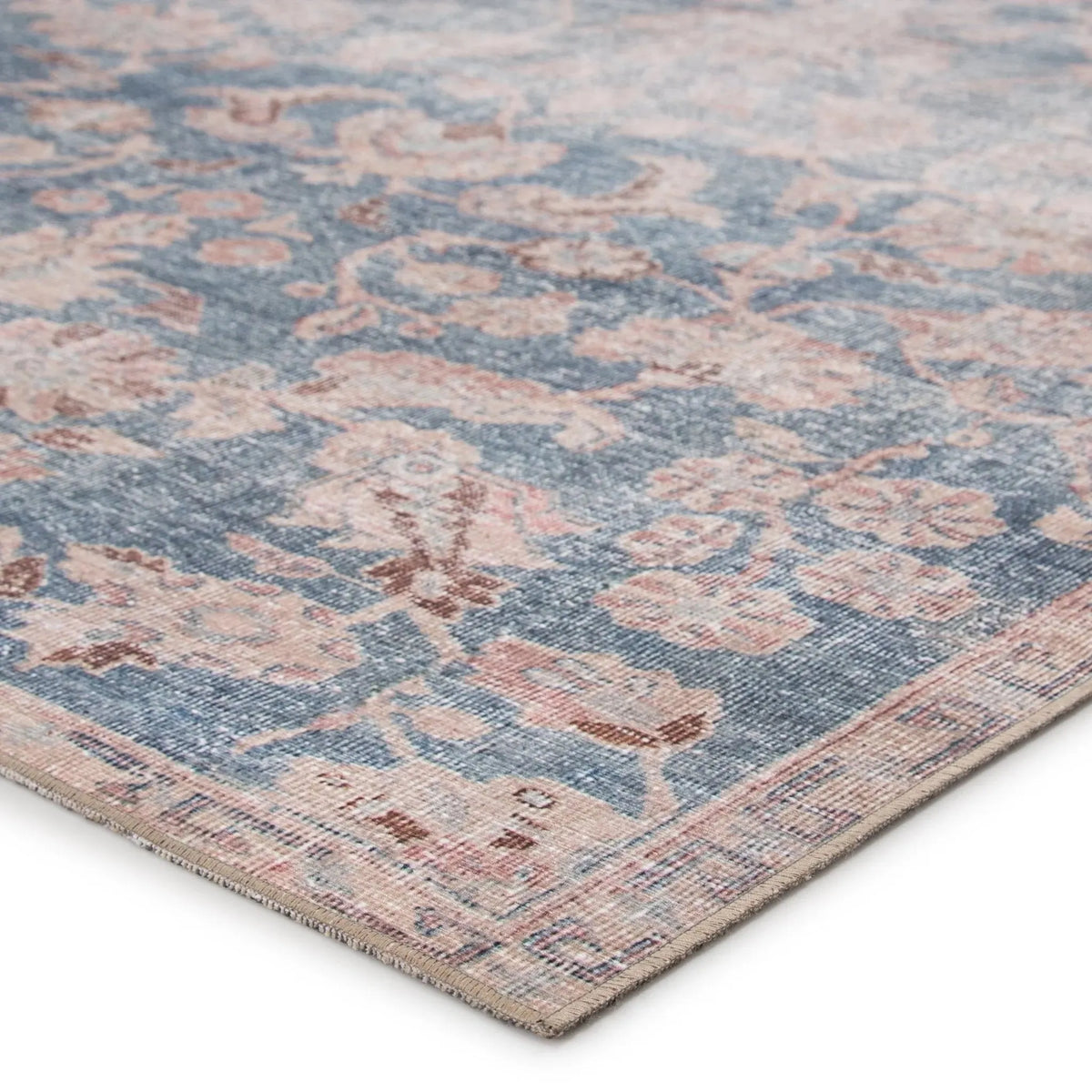 Chateau Cht07 Bardia Blue/Light Pink Rug