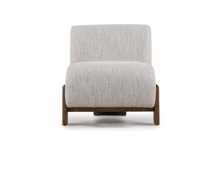 Chelsea Accent Chair Rust Boucle/Ivory Boucle - Rug & Home