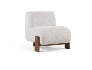 Chelsea Accent Chair Rust Boucle/Ivory Boucle - Rug & Home