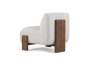 Chelsea Accent Chair Rust Boucle/Ivory Boucle - Rug & Home