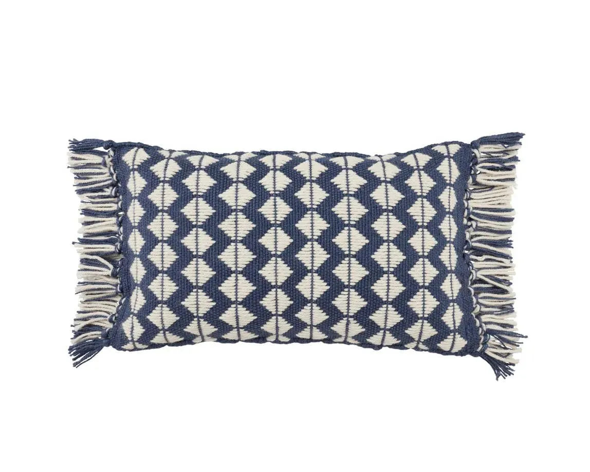Chesa CHE03 Dark Blue/Ivory Pillow