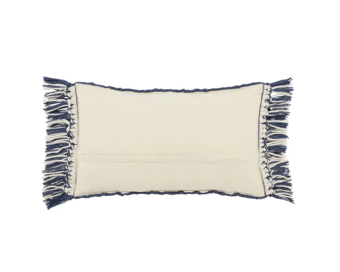Chesa CHE03 Dark Blue/Ivory Pillow