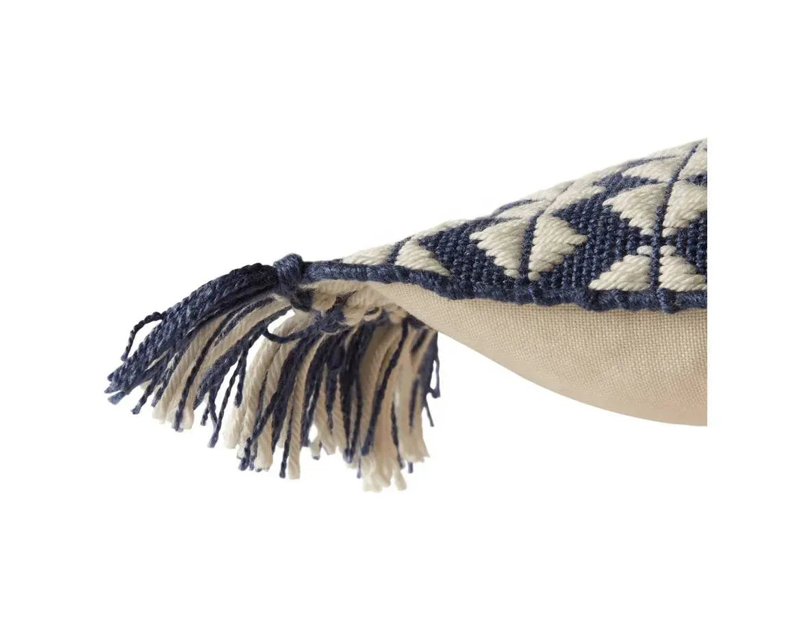 Chesa CHE03 Dark Blue/Ivory Pillow