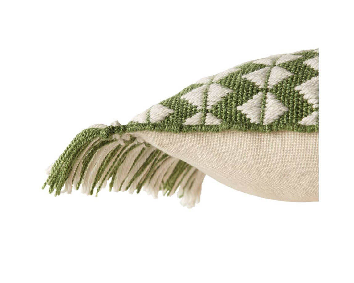 Chesa CHE04 Green/Ivory Pillow - Rug & Home