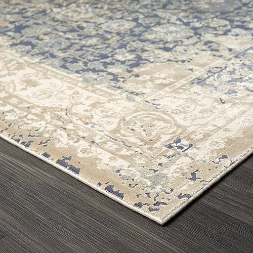 Cheshire 82122BLE Blue/Beige Rug - Rug & Home