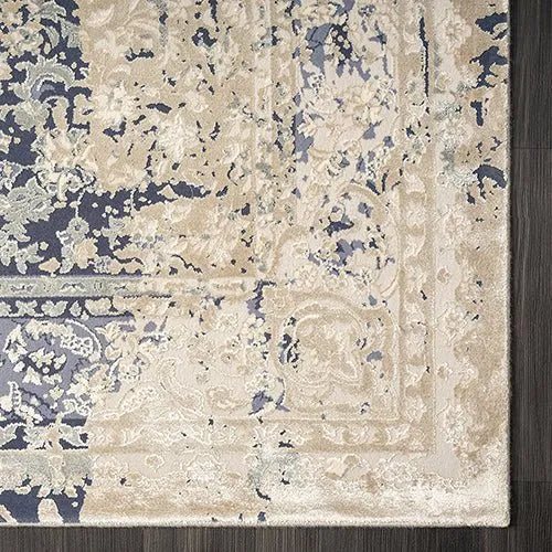 Cheshire 82122BLE Blue/Beige Rug - Rug & Home