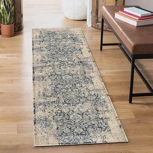 Cheshire 82122BLE Blue/Beige Rug - Rug & Home