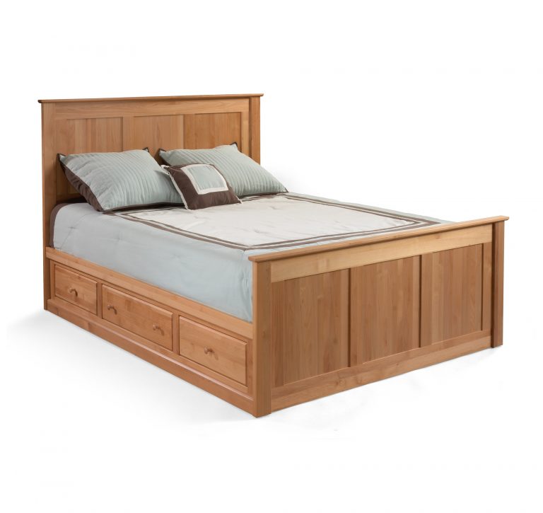 Chest Bed - Low Storage & Tall Footboard - Rug & Home
