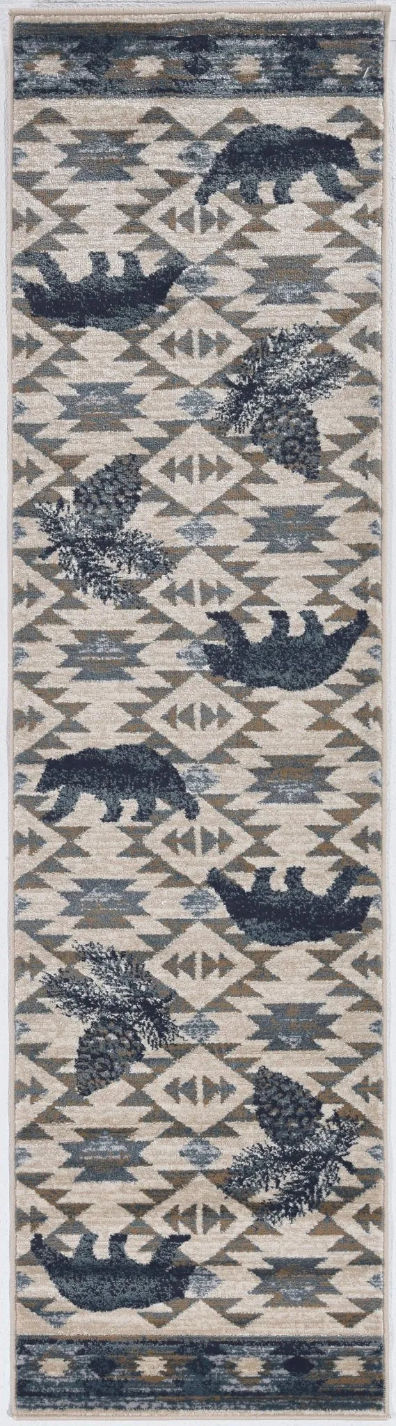 Chester 5634 Montana Ivory/Blue Rug - Rug & Home