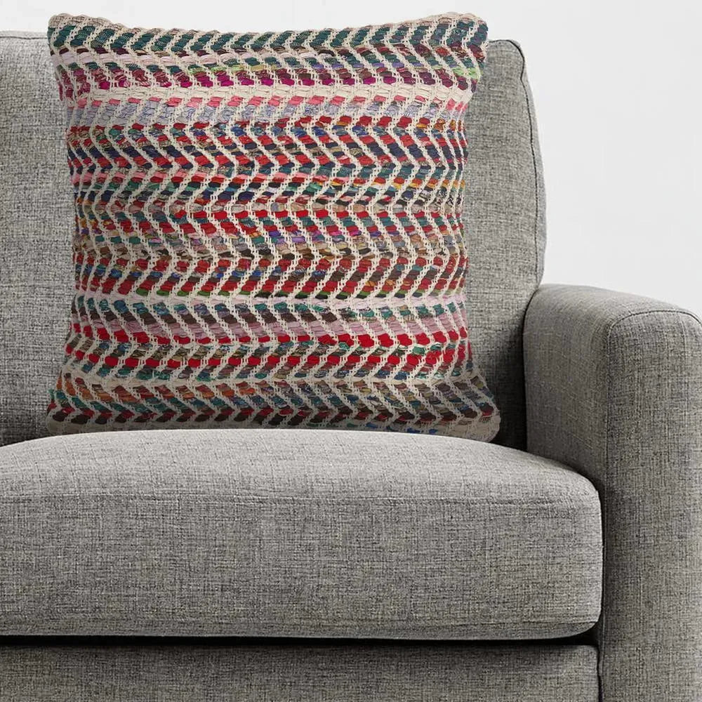 Chevron Mutli LR07348 Throw Pillow
