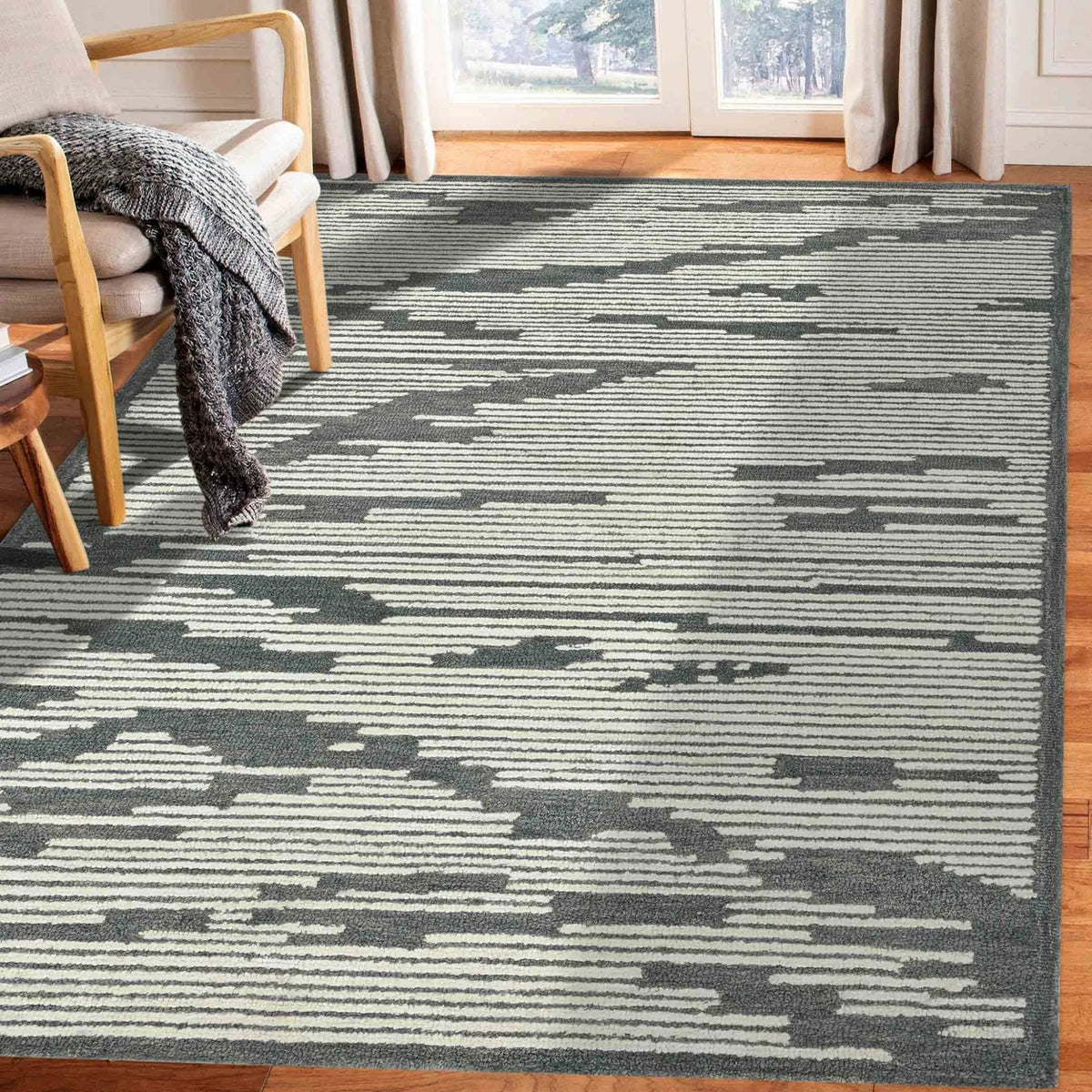 Chicago CHI-5 Dark Grey Rug - Rug & Home