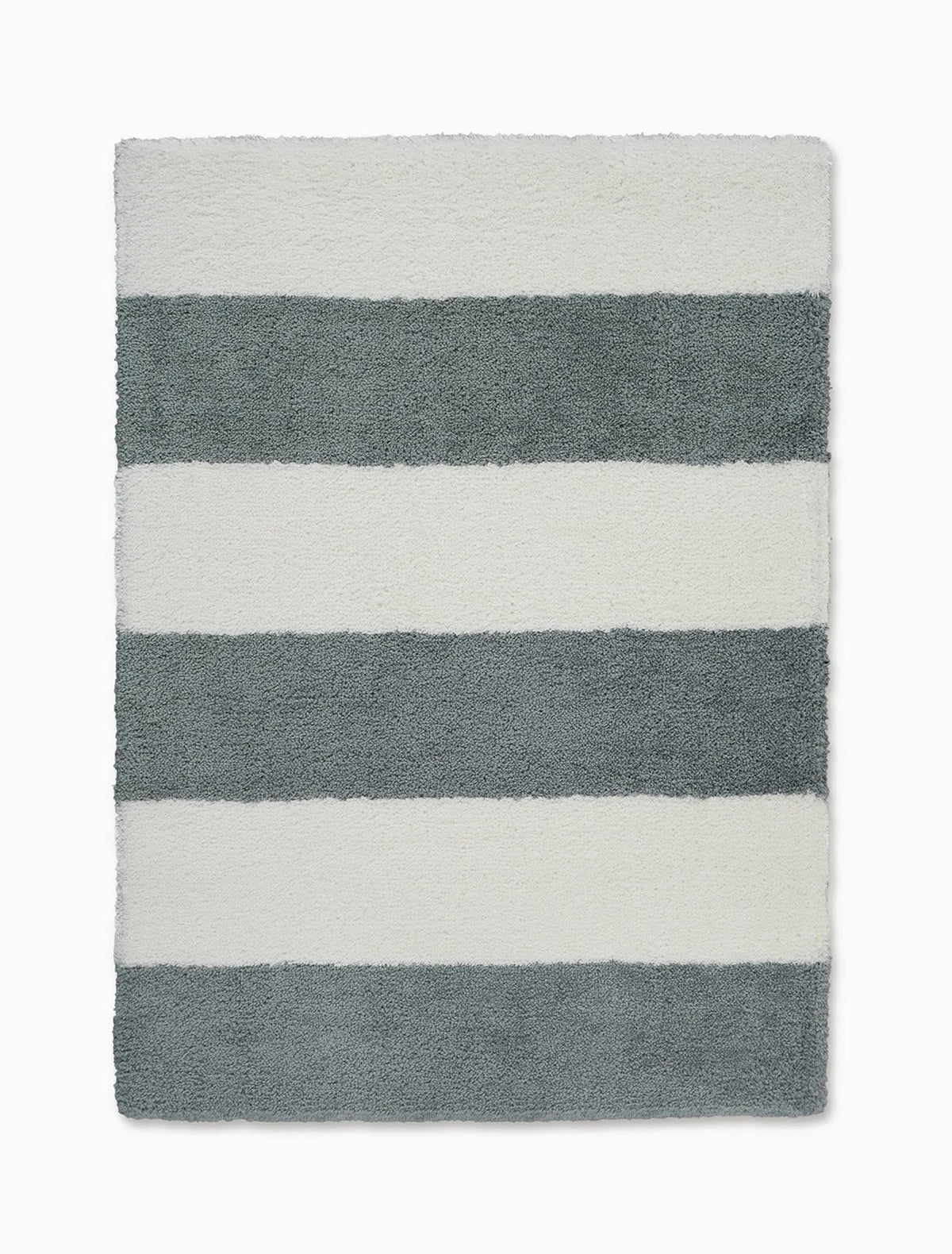 Chicago Shag by Calvin Klein CK722 White/Grey Rug - Rug & Home