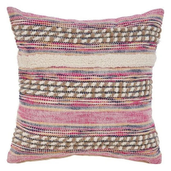 Chindi 07335PKN Pink/Natural Pillow - Rug & Home