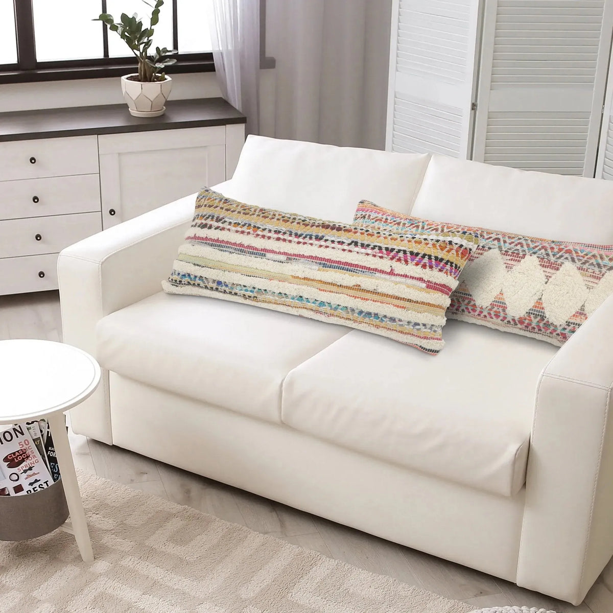 Chindi Lr07343 Multi/Natural Pillow