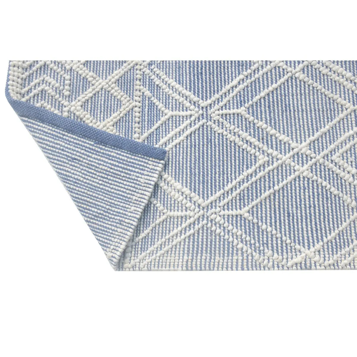 Chloe 7724 Blue/Ivory Geo Rug