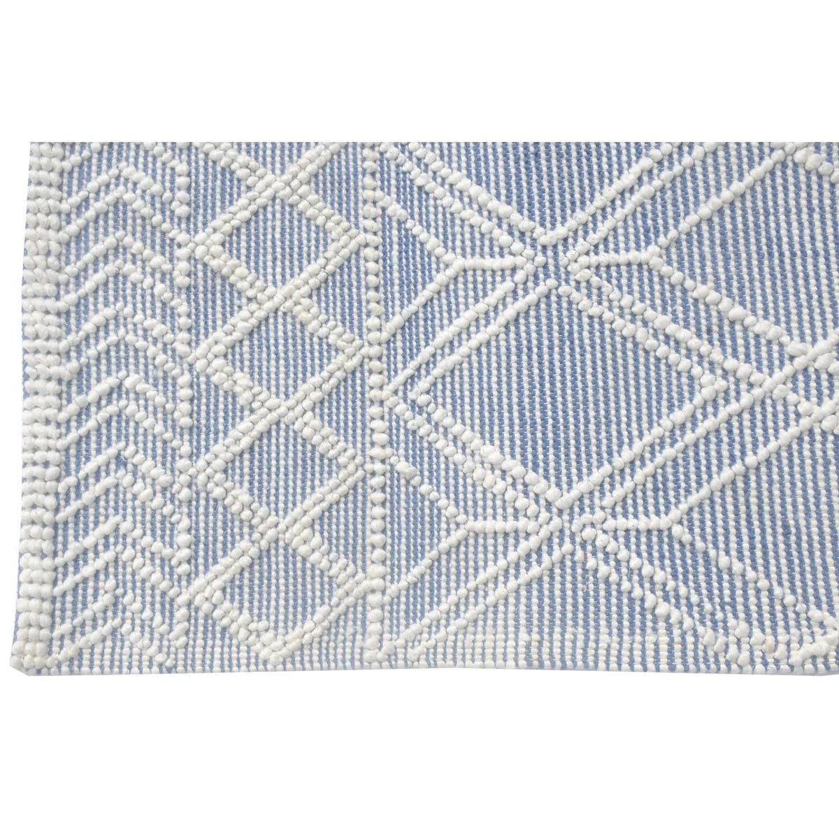 Chloe 7724 Blue/Ivory Geo Rug